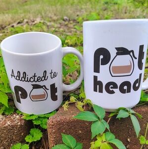 Pot  Mugs Set Of 2